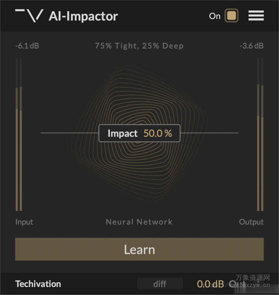 [AI智能混音增强器]Techivation AI-Impactor v1.0.0  [WiN]（187Mb）