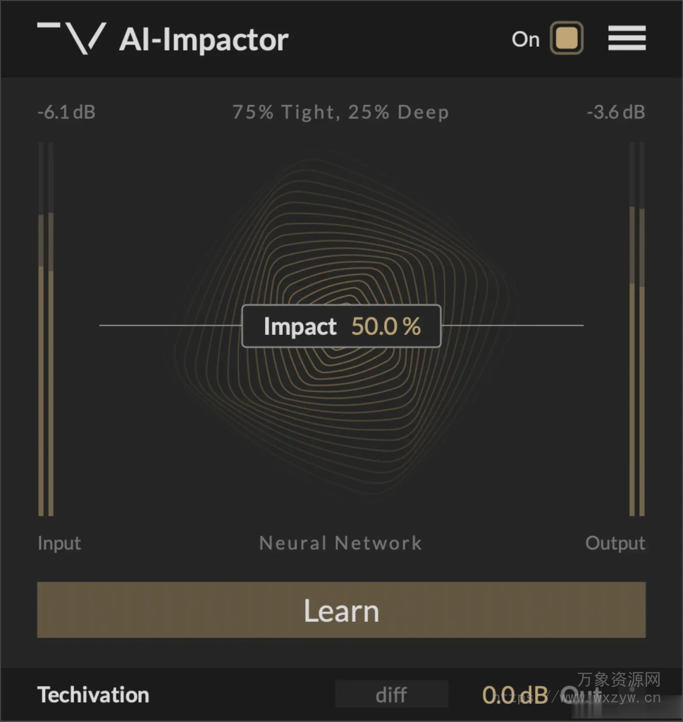 [AI智能混音增强器]Techivation AI-Impactor v1.0.0  [WiN]（187Mb）