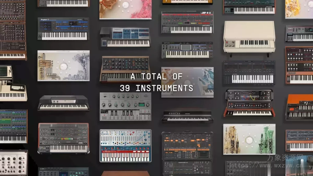 [无与伦比的乐器套件]Arturia Synth V-Collection 2024.8.CE-V.R  [WiN]（6Gb）