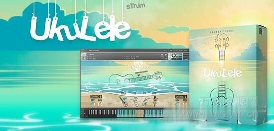 [尤克里里音源]Splash Sound Ukulele [KONTAKT]（1004.3Mb）