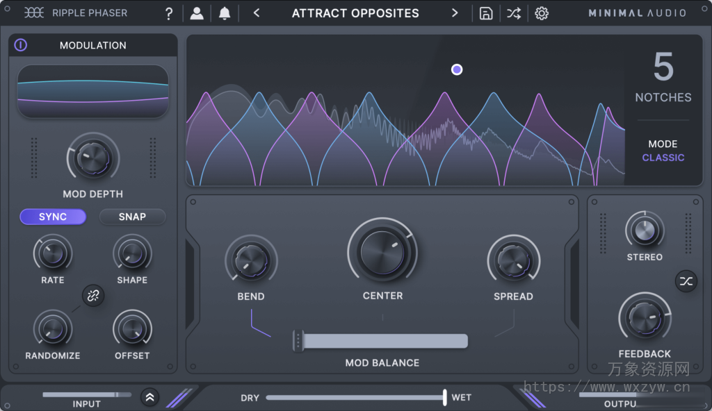 [波纹相位器插件]Minimal Audio Ripple Phaser v1.0.1 [MacOSX]（55.21Mb）