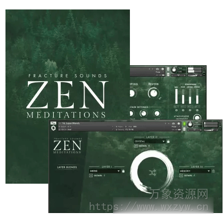 [世界各地冥想乐器音源]Fracture Sounds Zen Meditations v1.0.1 [KONTAKT]（7.89Gb）