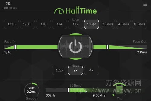 [音频一键变慢节奏助手]CableGuys HalfTime v1.0.1 CE [WiN，MacOSX]（2.46MB+4.34MB）