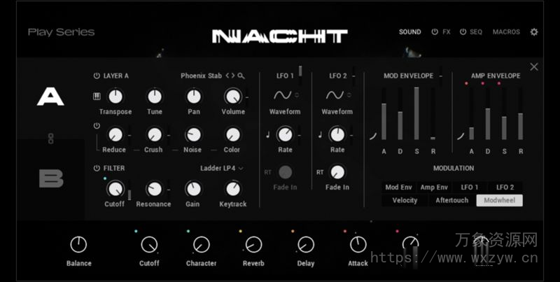 [黑暗泰克诺舞曲综合乐器音源]Native Instruments Play Series Nacht [KONTAKT]（1.7Gb）