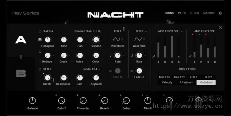 [黑暗泰克诺舞曲综合乐器音源]Native Instruments Play Series Nacht [KONTAKT]（1.7Gb）