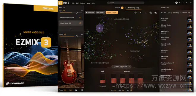 [傻瓜式全能混音母带效果器]Toontrack EZmix v3.0.0 [WiN]（505.1MB）