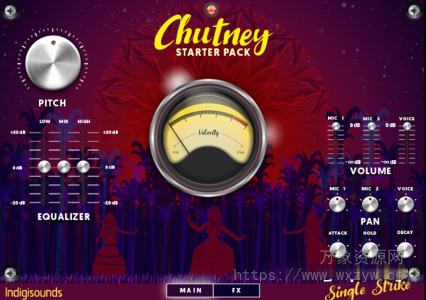 [印度民族特殊鼓音源]Indigisounds Chutney and Tassa Starter Pack [KONTAKT]（1.45Gb）