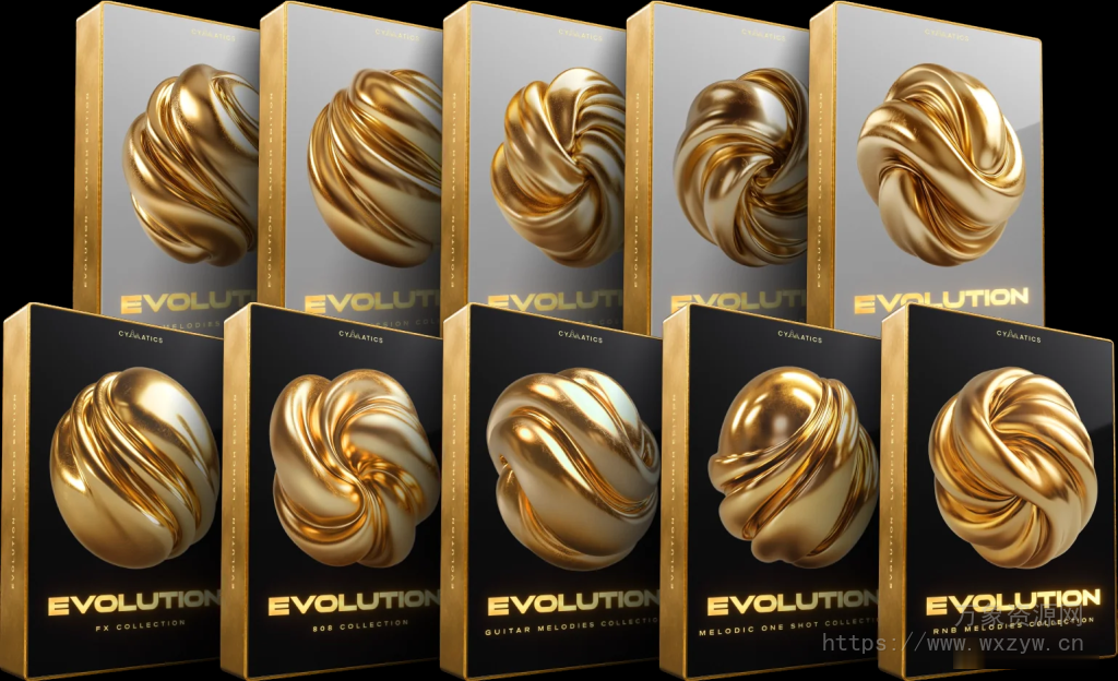 [Trap陷阱RnB素材包合集]Cymatics Evolution [WAV, MiDi]（4.06Gb）