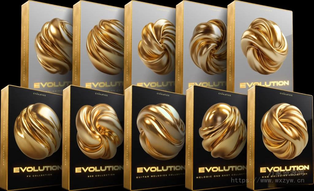 [Trap陷阱RnB素材包合集]Cymatics Evolution [WAV, MiDi]（4.06Gb）