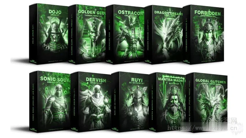 [民族陷阱素材Portal预置Rc20预置]Jay Cactus Planet Drill Bundle [WAV, MiDi]（2.74Gb）