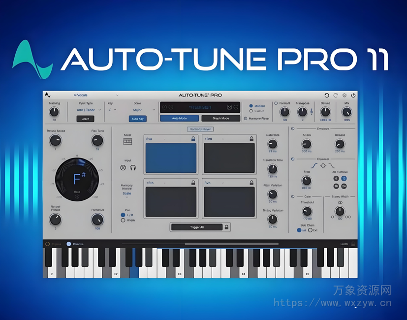 [自动音高修正插件] Antares Auto-Tune Pro v11.0.0.CE – V.R [WiN]（88Mb）