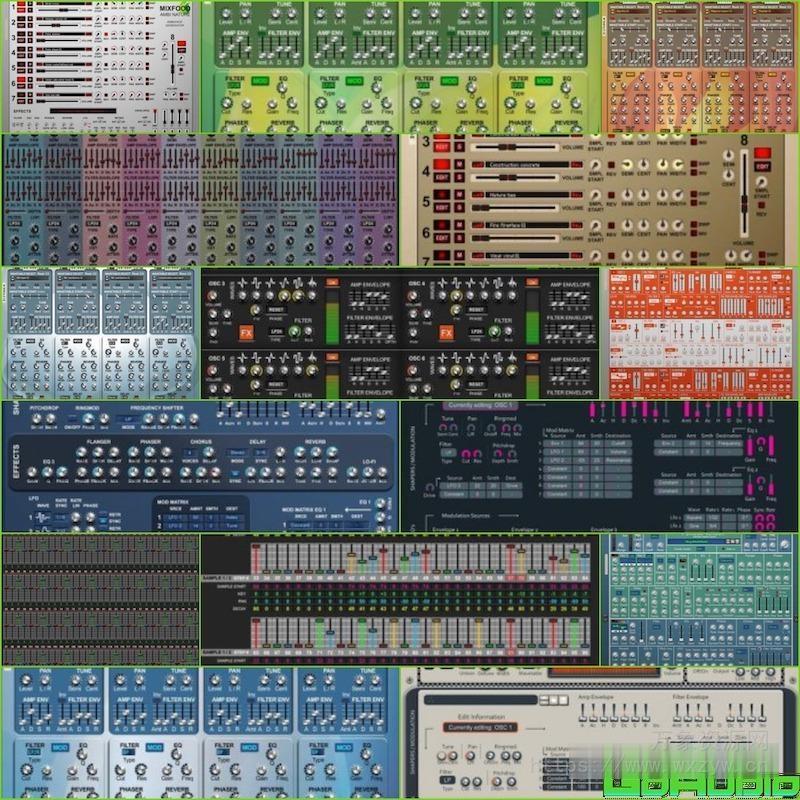 [Reason RE波表合成器捆绑合集]Reason RE Plugins and sounds Collection 2022 [WiN]（10.13Gb）