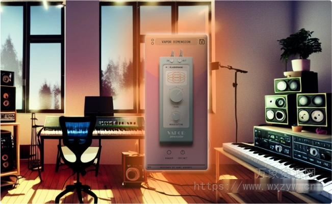 [录音室品质复古音色调制插件]Karanyi Sounds Vapor Dimension v1.1.1 [WiN, MacOSX]（28Mb）