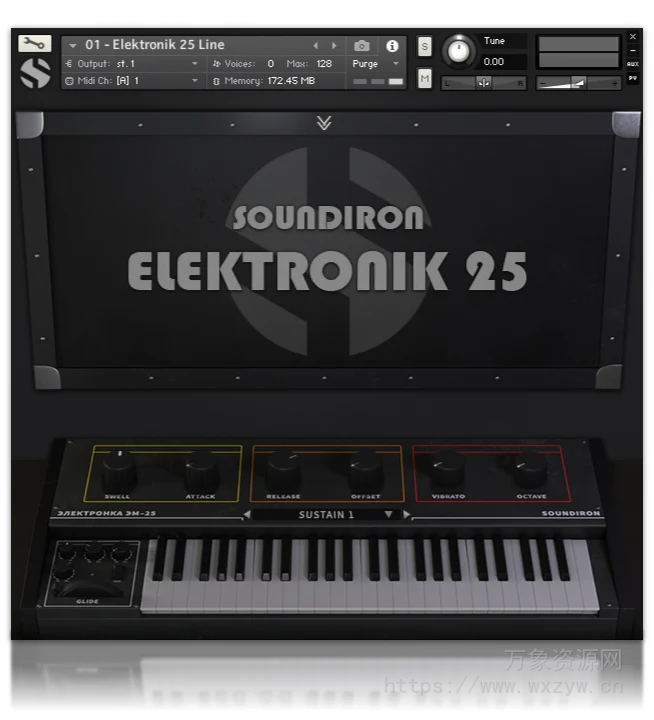 [风琴铜管弦乐复音合成器音源]Soundiron Elektronik 25 v1.1 [KONTAKT]（3.28Gb）