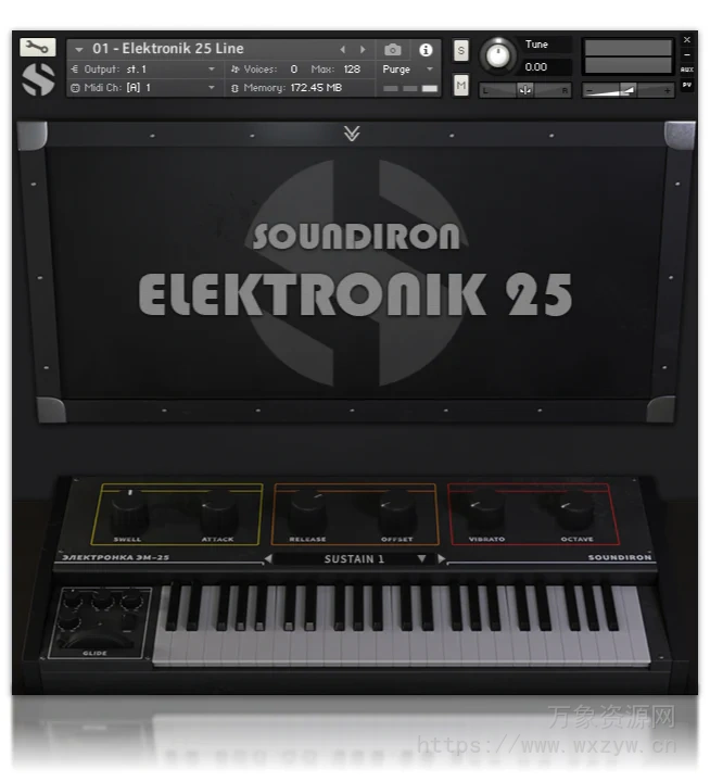 [风琴铜管弦乐复音合成器音源]Soundiron Elektronik 25 v1.1 [KONTAKT]（3.28Gb）