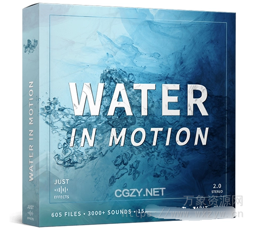 [水声音景音效FX采样]Just Sound Effects Water In Motion [WAV]（9.69Gb）