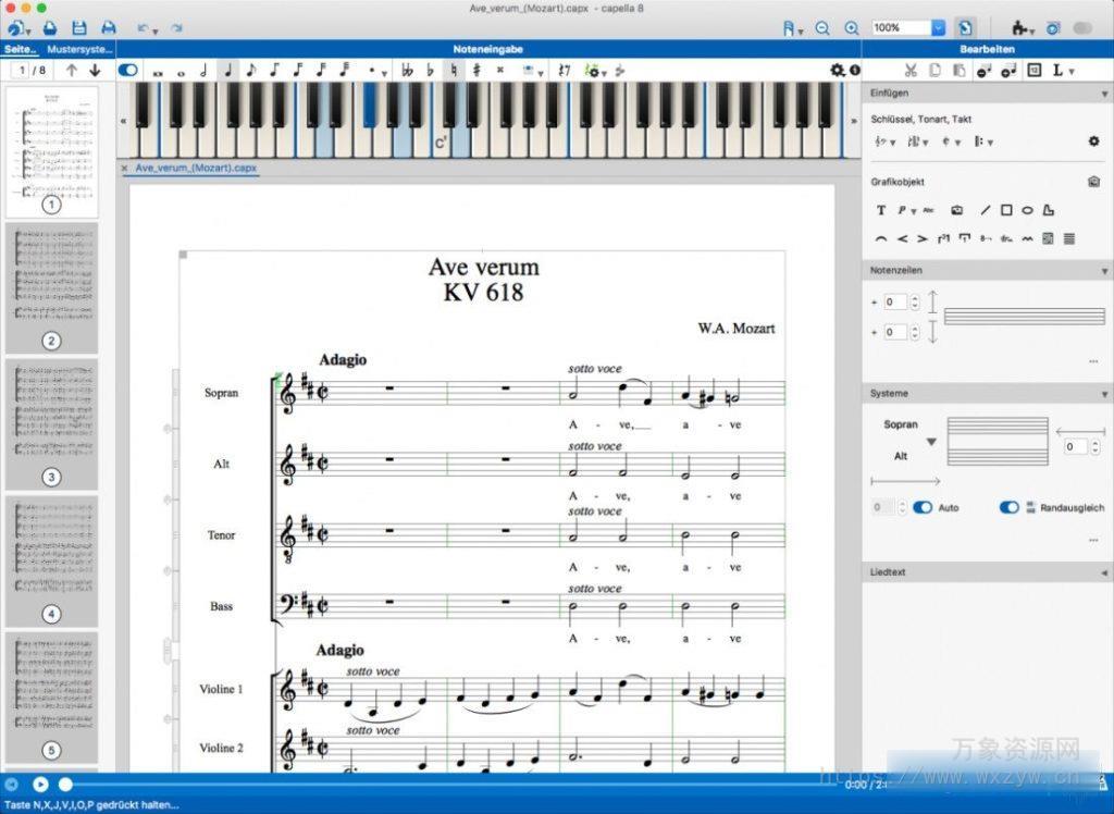 [乐谱扫描转换工具]Capella-software Capella v9.0.13.1 [WiN]（114Mb）