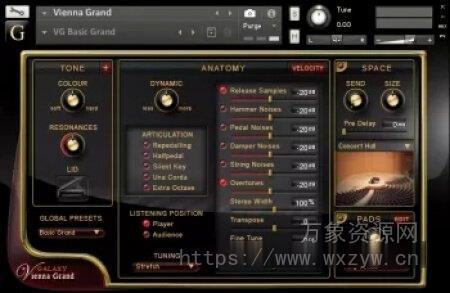[维也纳三角钢琴音源]Best Service Galaxy Vienna Grand v1.5 [KONTAKT]（4.63Gb）
