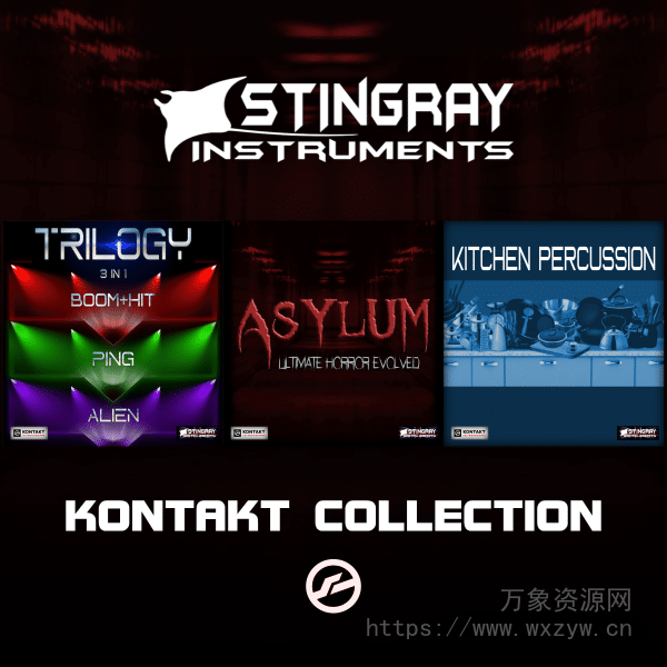 [影视综合音效乐器包音源]Stingray Instruments Kontakt Bundle [KONTAKT]（238Gb）