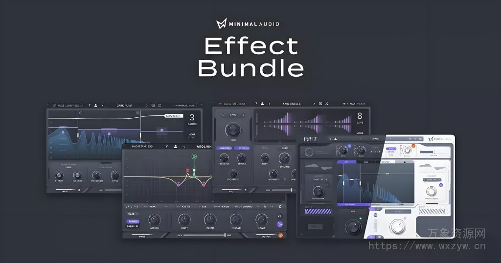 [创意音频插件合集]Minimal Audio Effects Bundle Complete v2024.7.31 [WIN]（37.6MB）