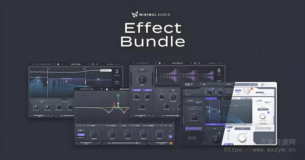 [创意音频插件合集]Minimal Audio Effects Bundle Complete v2024.7.31 [WIN]（37.6MB）