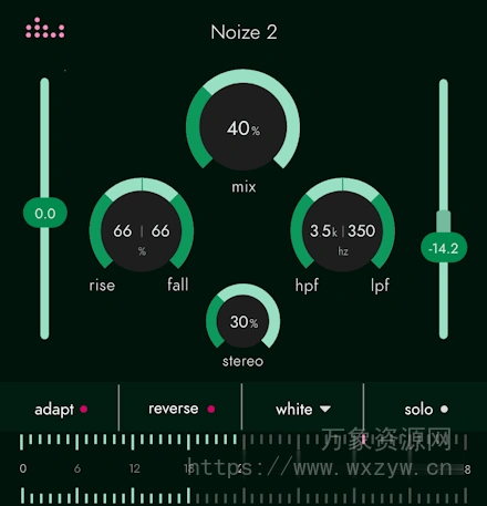 [自适应噪声生成降噪插件]Denise Audio Noize 2 v1.1.0 [WiN, MacOSX]（65Mb）