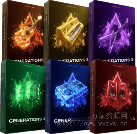 [60年代风格采样包]Cymatics GENERATIONS 3 [WAV, MiDi]（3.3Gb）