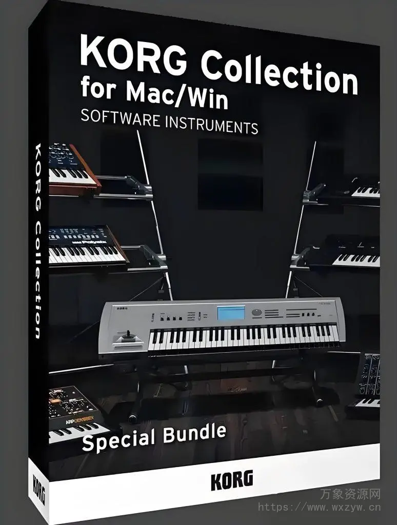[复古合成器]KORG Collection 5 v1.0.2 U2B [MacOSX]（2.1Gb）