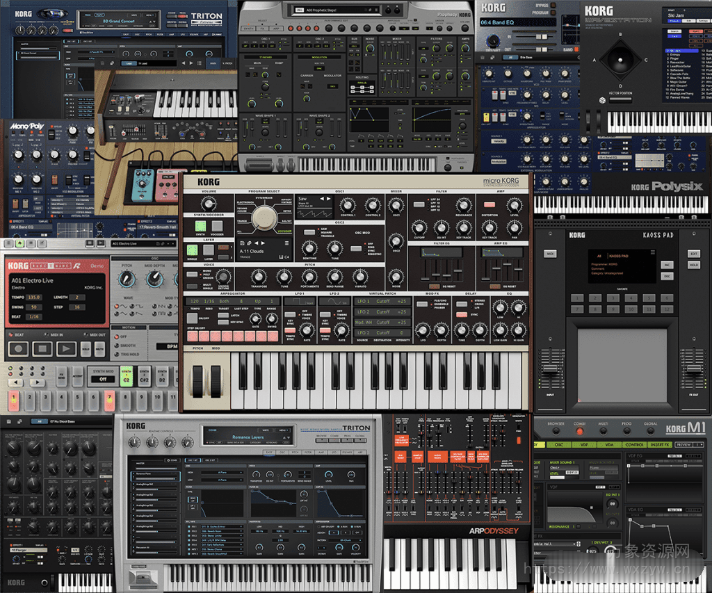 [合成器套装]KORG Collection 4 v4.0.0 [WiN, MacOSX]（4.3Gb）