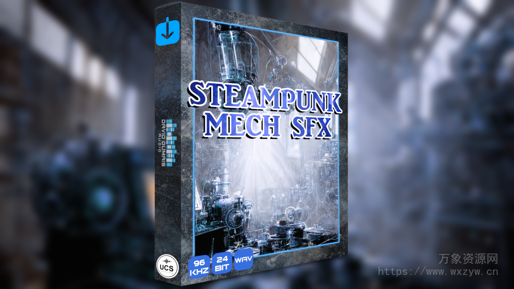 [蒸汽朋克机械音效库FX采样]David Dumais Audio Steampunk Mech SFX [WAV]（6.88Gb）