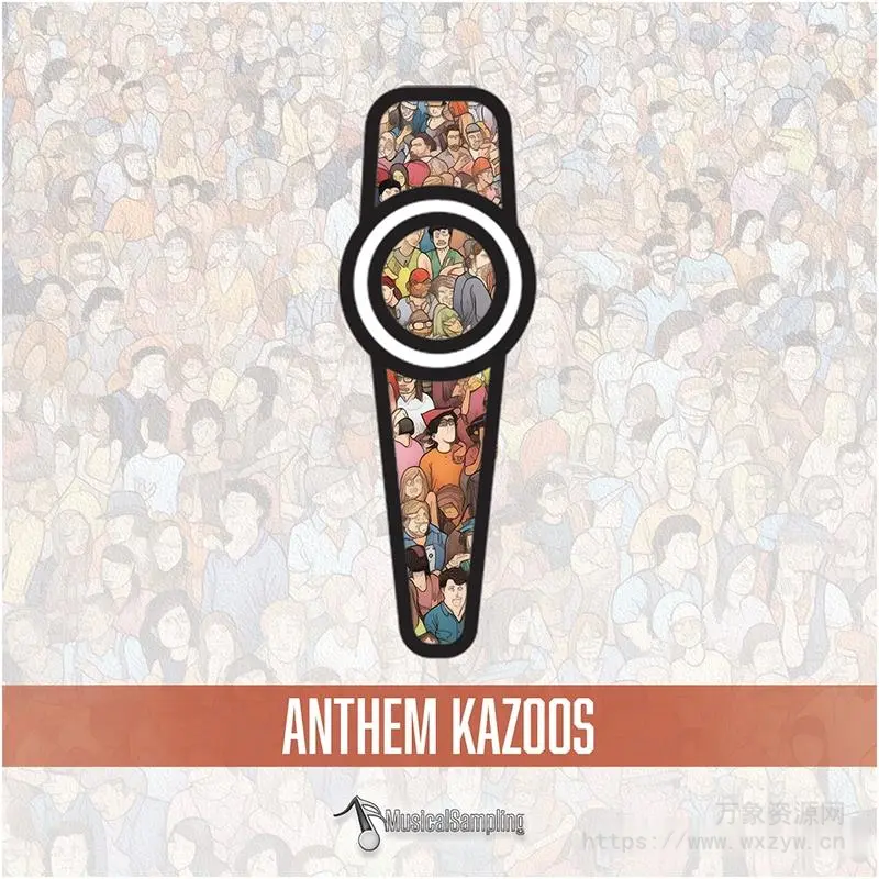 [连奏口琴合奏库音源]Musical Sampling Anthem Kazoos [KONTAKT]（431MB）
