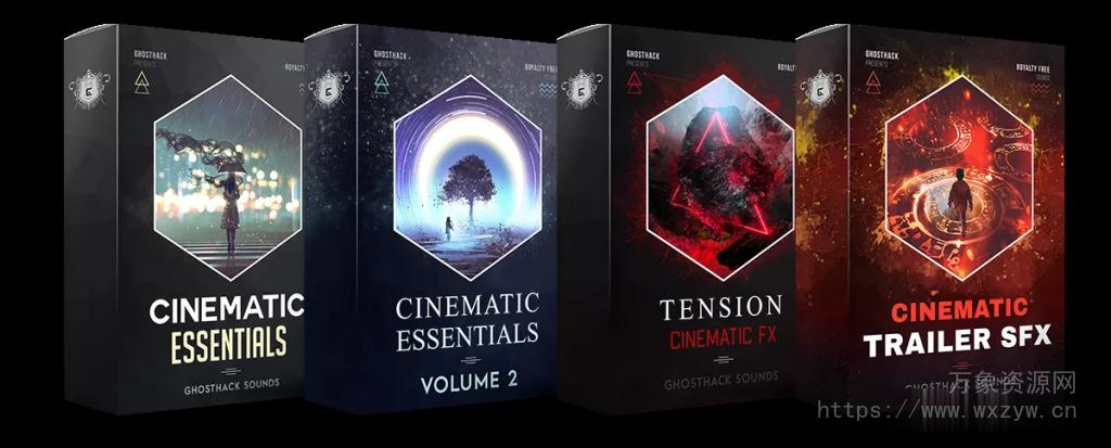 [终极电影FX音效包]Ghosthack Ultimate Cinematic Bundle [多格式]（2.45Gb）