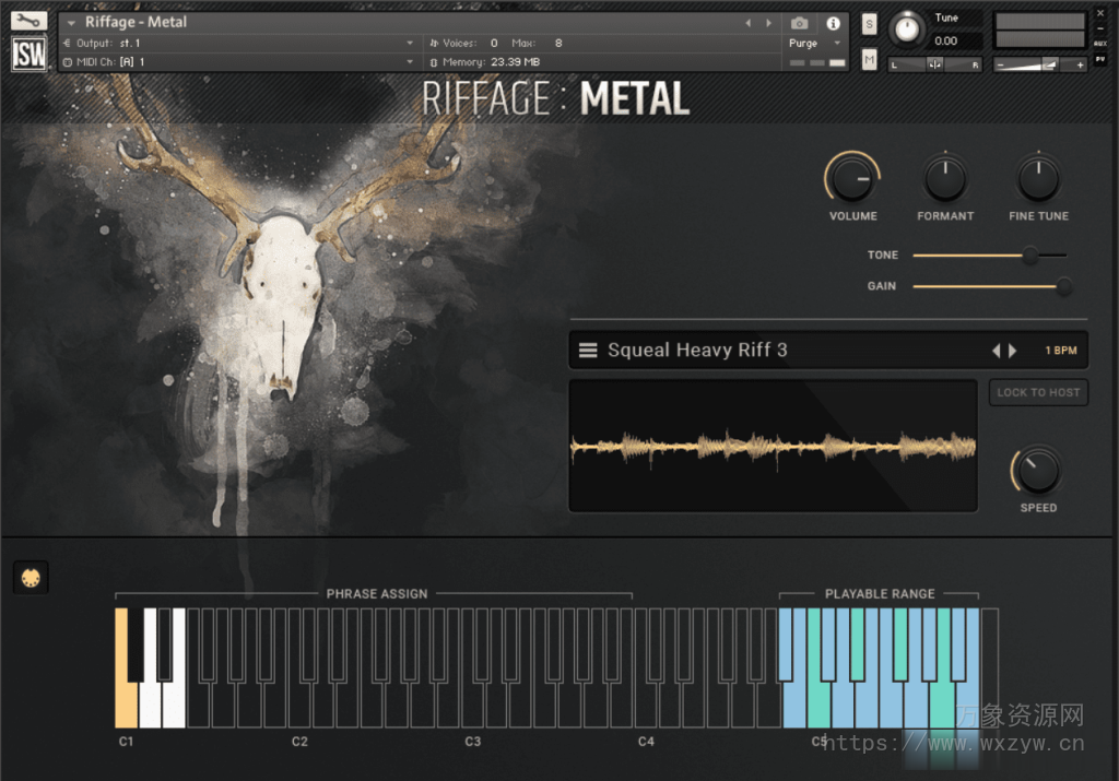 [摇滚金属节奏吉他音源] Impact Soundworks Riffage: Metal [KONTAKT]（4.4Gb）