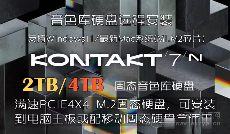 [康泰克经典常用音源] Kontakt 音色库 全部解压 分门别类 一键入库（可以提供硬盘拷贝）[4TB]