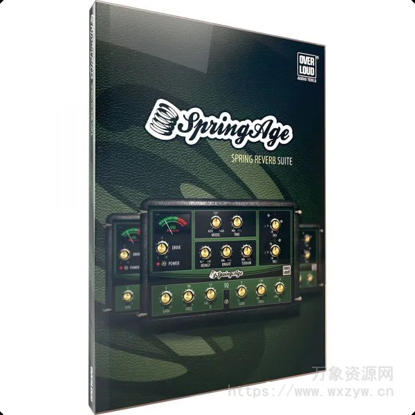 [模拟弹簧混响插件]Overloud SpringAge v1.5.4 [MacOSX]（18.2Mb）