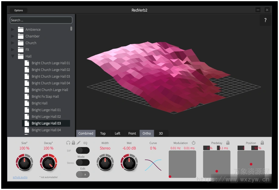 [混响效果器插件]Ben Schulz RedVerb v2.1.2147 CE [WiN]（864.60Mb）