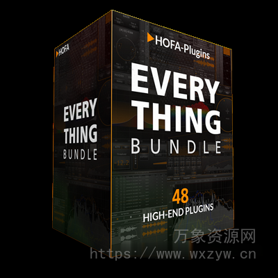 [48个终极一站式音乐制作工具箱]HOFA Everything Bundle 2024.7 [MacOSX]（2.64Gb）