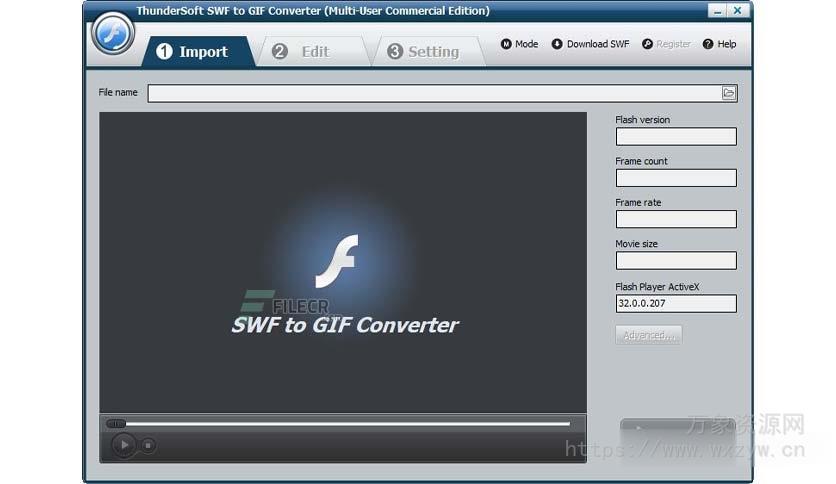 [SWF转音频神器]ThunderSoft Flash to Audio Converter v4.6.0 [WiN]（250Mb）