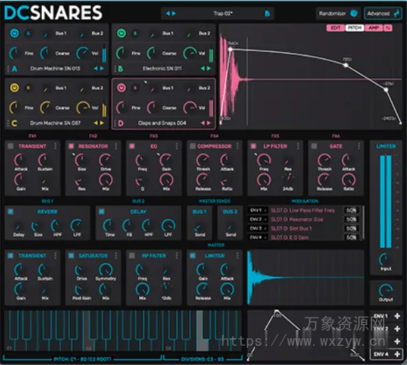 [终极小军鼓制作套件]Plugin Boutique DC Snares v1.0.2 [WiN, MacOSX]（322.2MB）