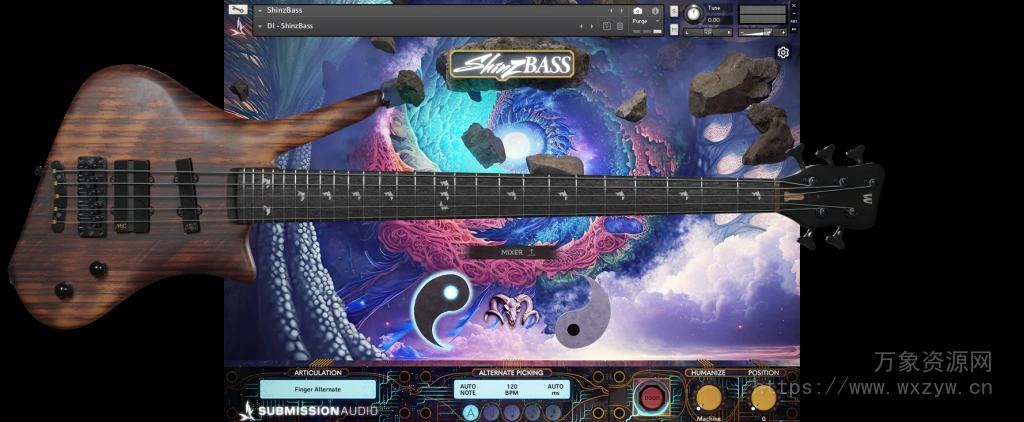[虚拟贝司音源]SubMission Audio ShinzBass [KONTAKT]（4.45Gb）