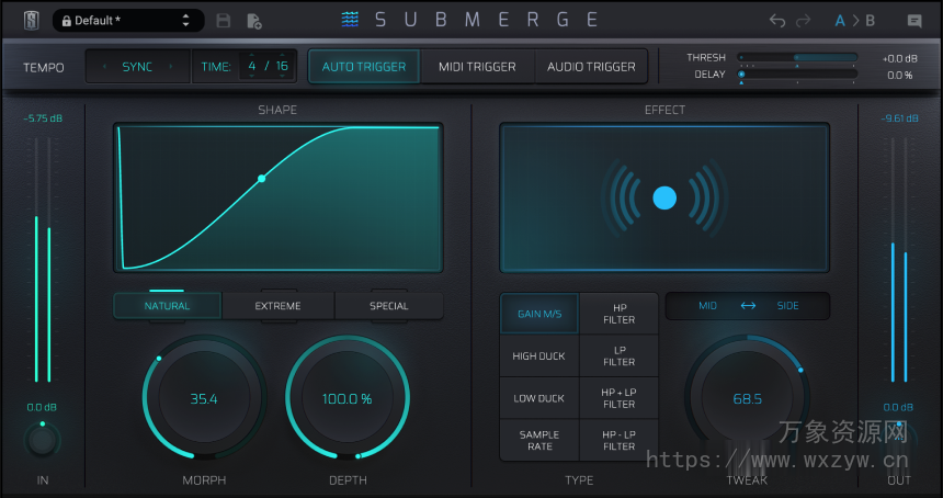[智能自动侧链插件] Slate Digital Submerge v1.0.1-R2R [WiN]（20.5MB）