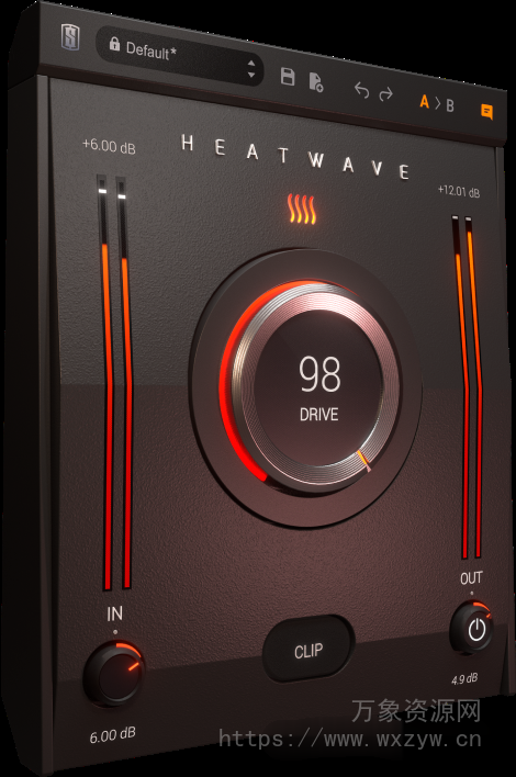 [单旋钮饱和度插件] Slate Digital Heatwave v1.0.3-R2R [WiN]（79.3MB）