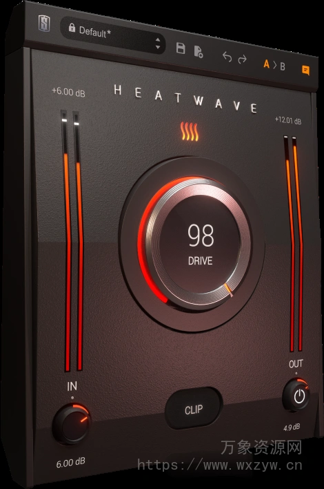 [单旋钮饱和度插件] Slate Digital Heatwave v1.0.3-R2R [WiN]（79.3MB）