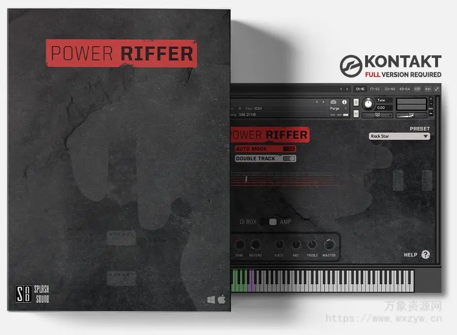 [电吉他音源]Splash Sound Power Riffer [KONTAKT]（4.36Gb）