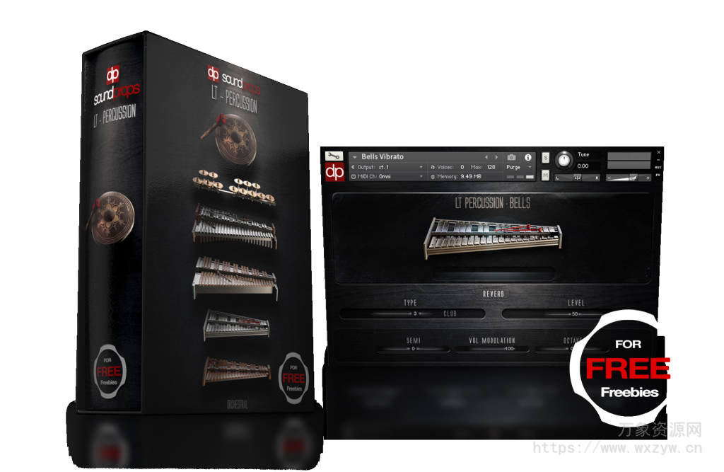 [打击乐音源]SoundProps LT Percussion [KONTAKT]（447Mb）