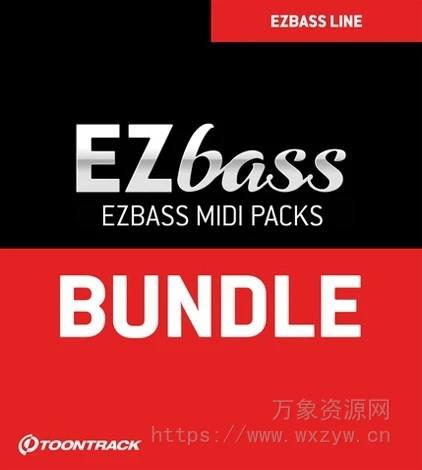 [虚拟贝斯拓展MIDI模版合集]Toontrack – EZbass MIDI Packs Bundle 06.15.2023 [WiN, MacOSX]（17Mb）