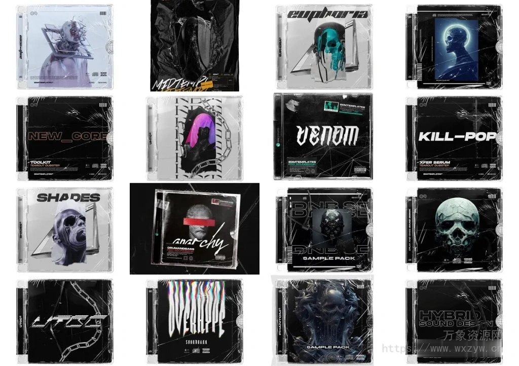 [电音嘻哈多风格采样包合集]EDM Templates Sample Mega 2024 [WAV]（14GB）