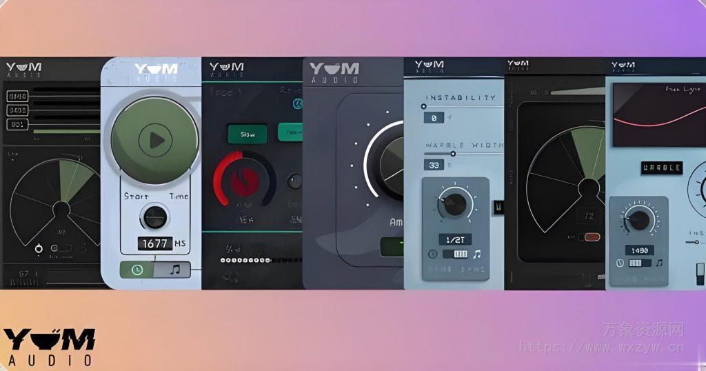 [10个LoFi效果插件合集]Yum Audio Plugins Bundle 2024.2 R2R  [WiN, MacOSX]（1.69Gb）
