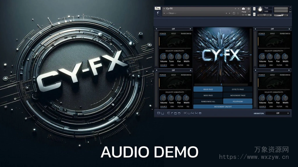 [影视配乐特效FX音源]Ergo Kukke Cy-FX [KONTAKT]（1Gb）