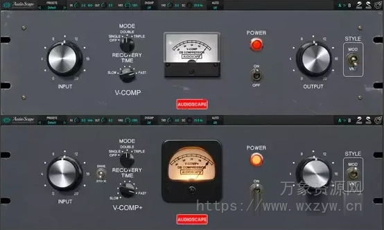 [压缩器]Audioscape V-Comp v1.0.3 Regged  [WiN, MacOSX]（53Mb）